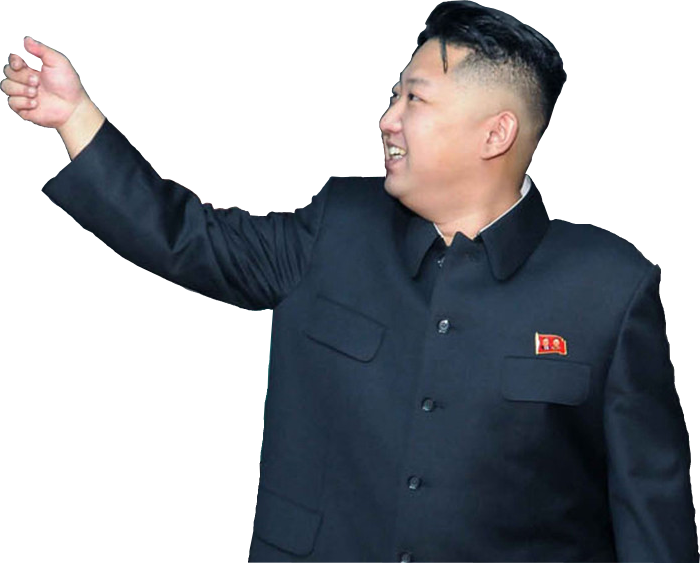 Kim Jong Un Png Pic (white, navy, indigo, black)