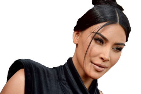 Kim Kardashian Png Pic (black)