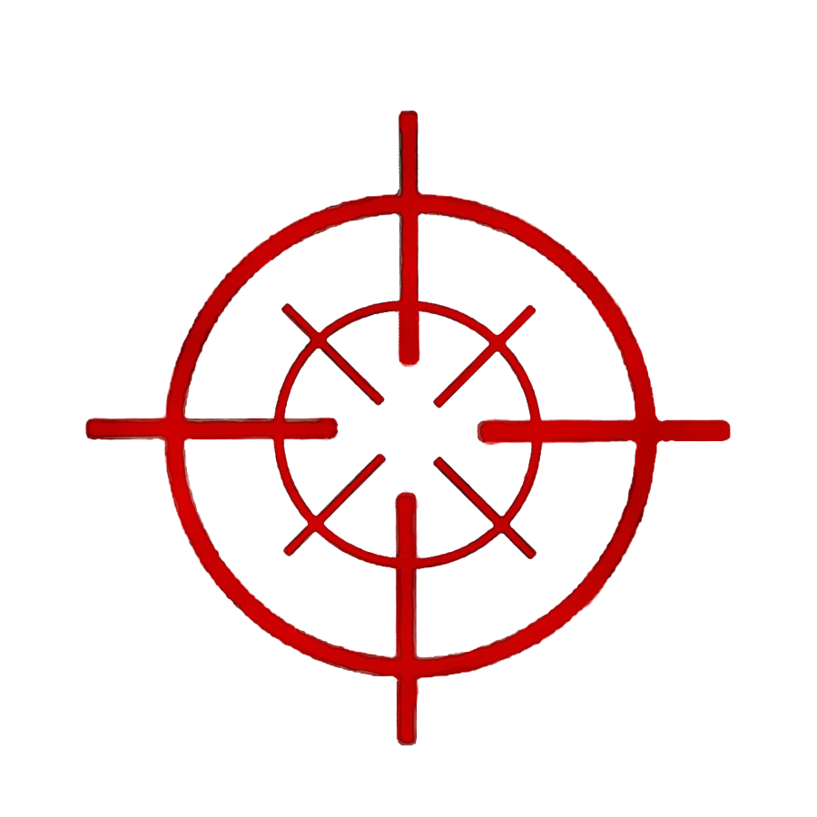 Aim Png Picture (white, maroon, red)