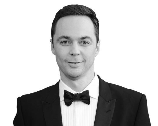 Jim Parsons Png File (black)