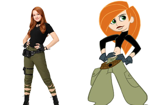 Kim Possible Png Free Download (gray, chocolate, black)