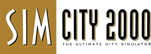 Simcity 2000 Logo Png Hd (black, white, chocolate)