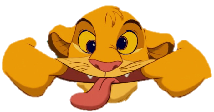 Simba Transparent Background (black, orange, chocolate)