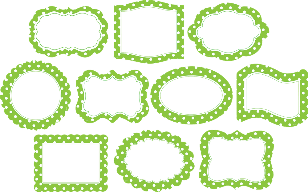 Lime Border Frame Png Photos (white, black)