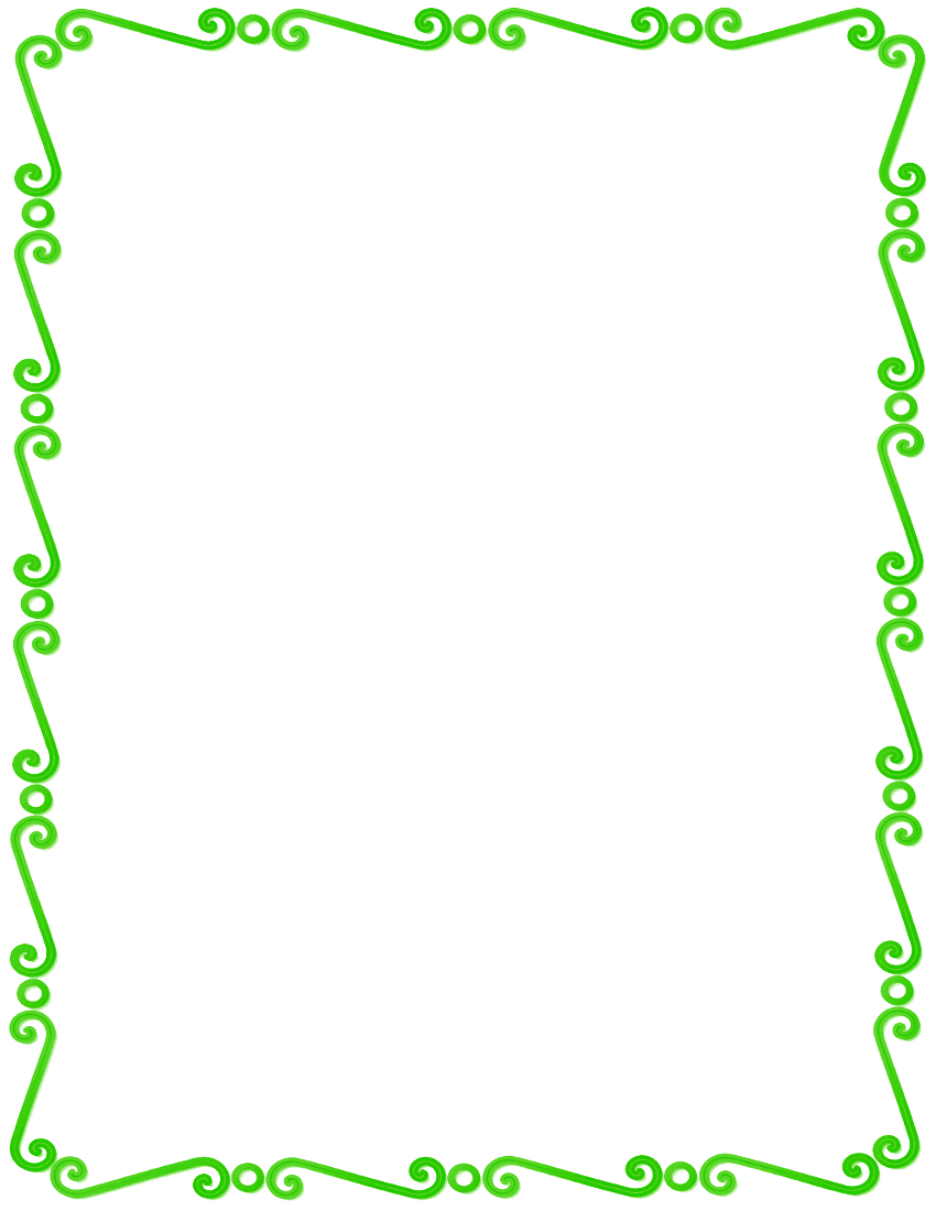 Lime Border Frame Png Pic (white, beige)