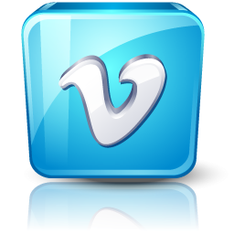 Vimeo Free Png Icon Download (teal, greenish blue, black, white)