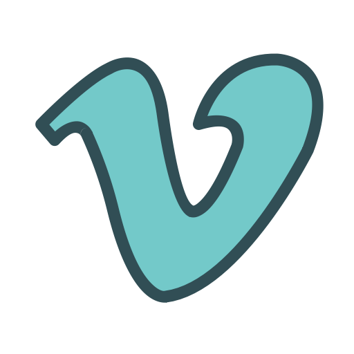 Vimeo Video Social Media Letter V Icon Free Nobackground Png Icon Download (teal, silver, black)