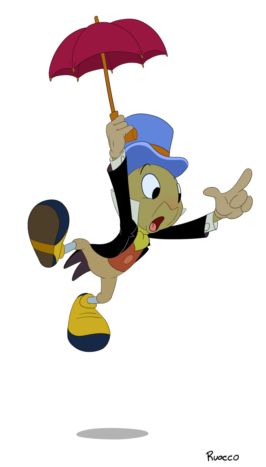 Jiminy Cricket Png Clipart (gray, maroon, purple, black)