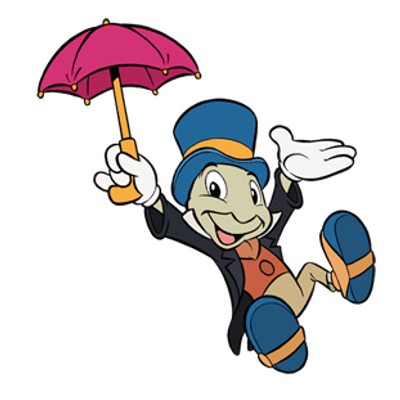 Jiminy Cricket Png File (gray, silver, teal, salmon)