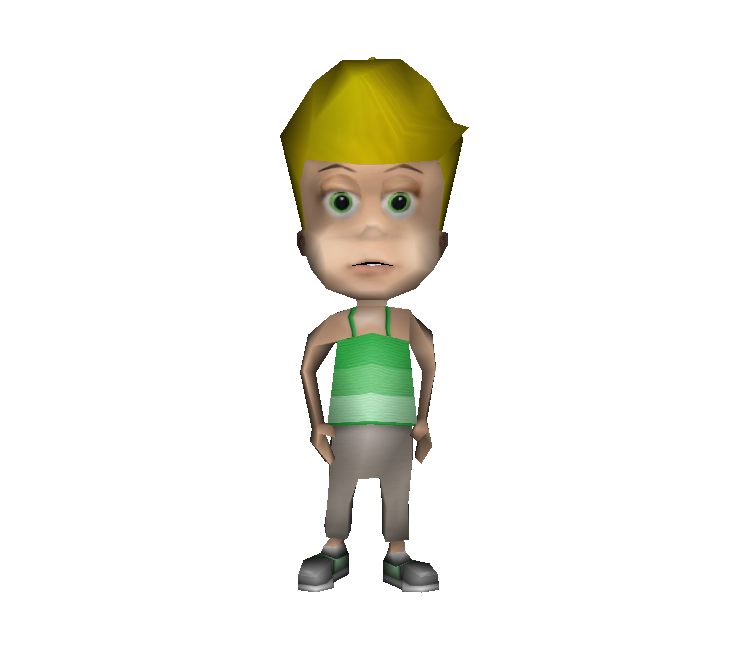 Jimmy Neutron Characters Png (white, lavender, olive, gray)