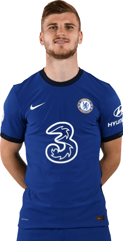 Timo Werner Transparent Png (navy, black)