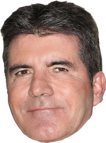 Simon Cowell Png File (black)