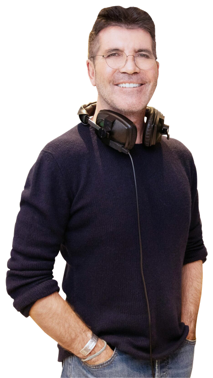 Simon Cowell Png Hd (black)