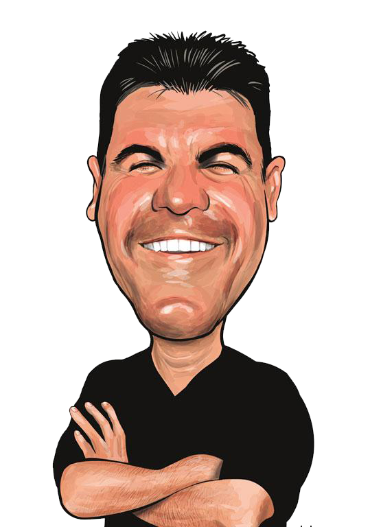 Simon Cowell Png Isolated Hd (black)