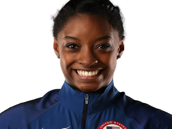 Simone Biles Olympic Player Background Png (black, navy)