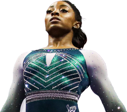 Simone Biles Png Photos (black, indigo)