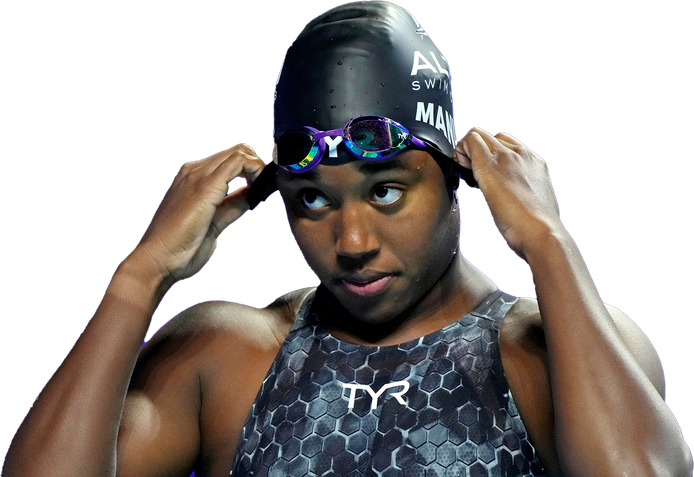 Simone Manuel Olympic Player Transparent Png (black, indigo)