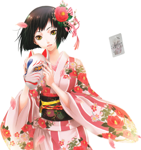 Kimono Download Png Isolated Image (white, beige, black)