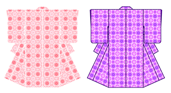 Kimono Png Photos (pink, black)