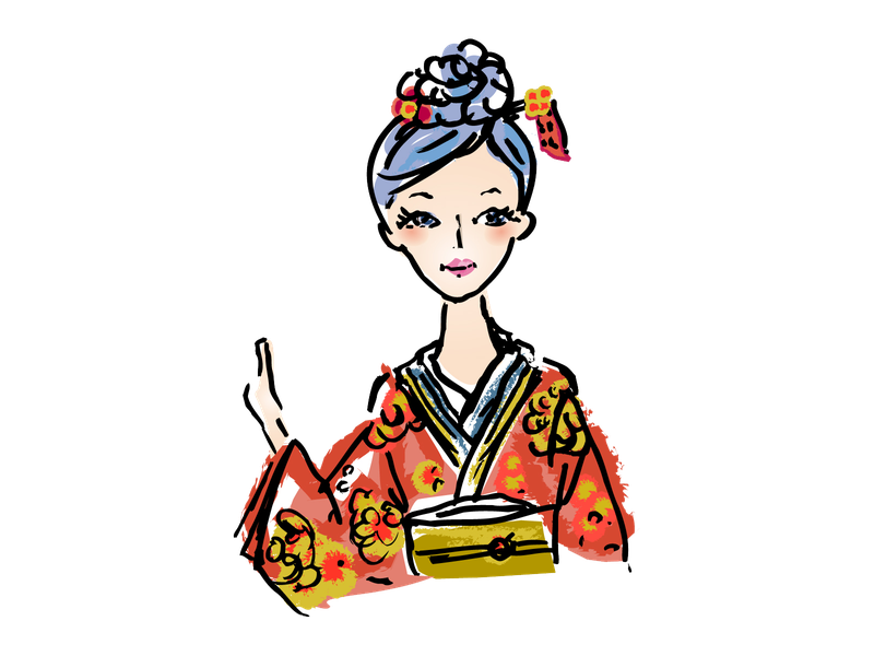 Kimono Transparent Png (black)