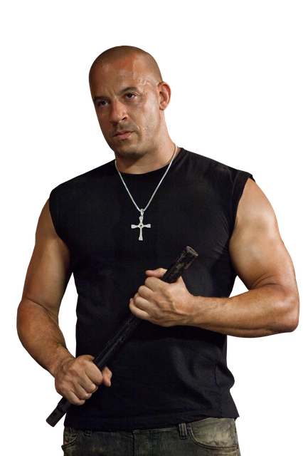 Vin Diesel Png File (black)