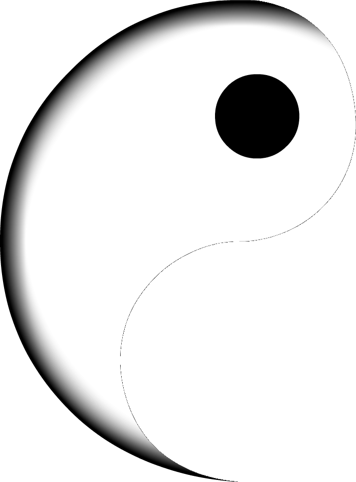 Yin And Yang Png Isolated Free Download (black, white)