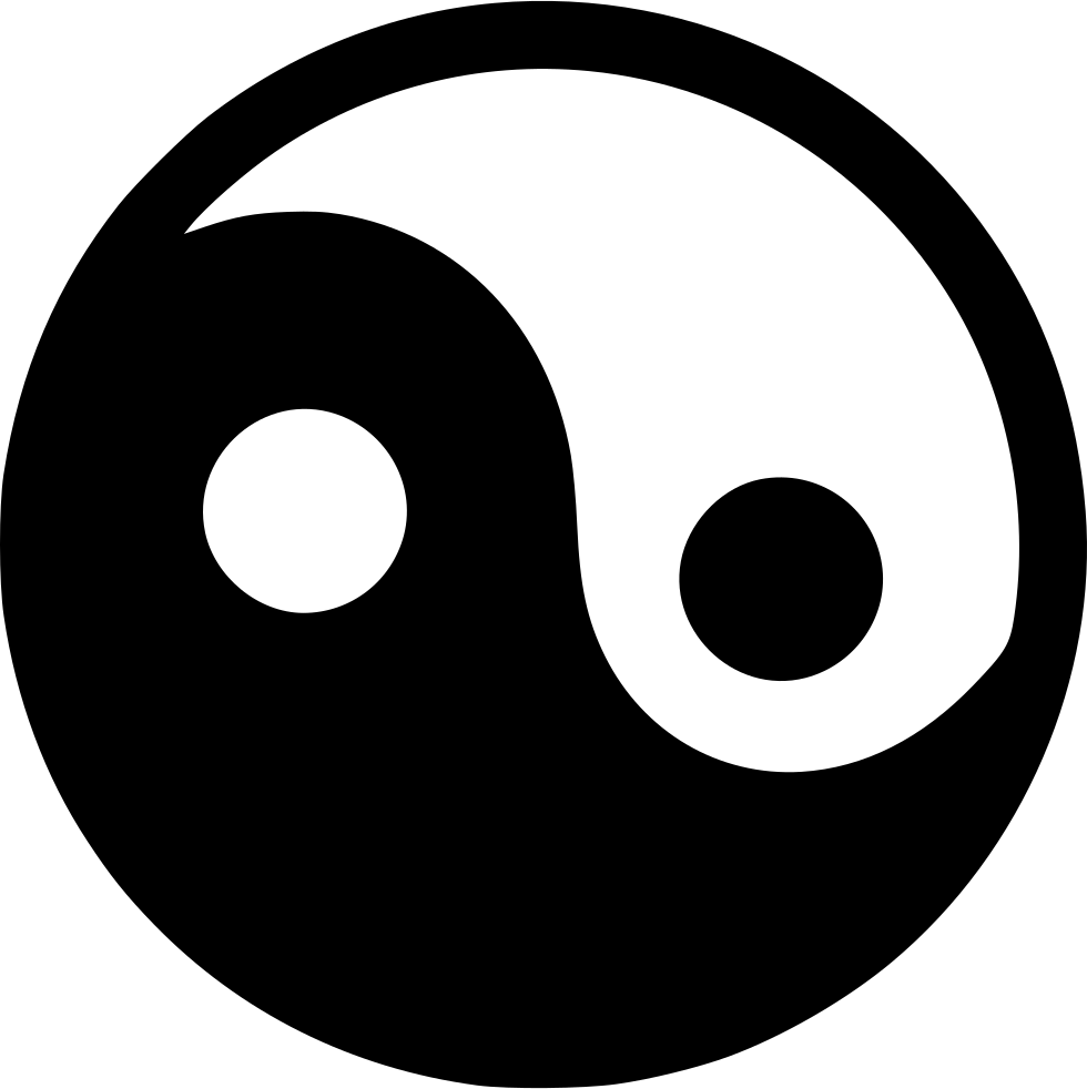 Yin And Yang Png Picture (black, white)