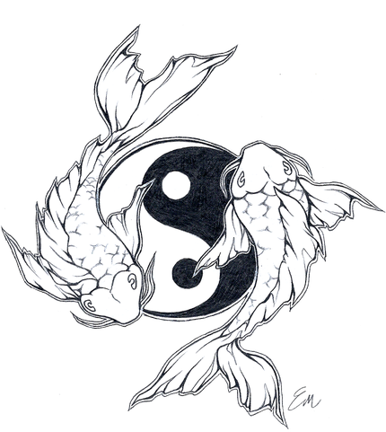 Yin And Yang Png Transparent Hd Photo (black, white)