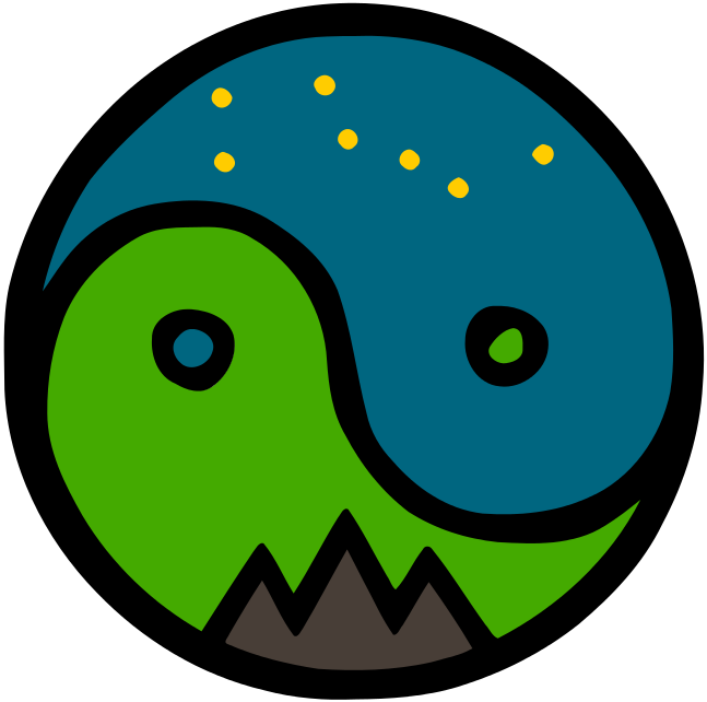 Yin And Yang Png (teal, olive, black, indigo)