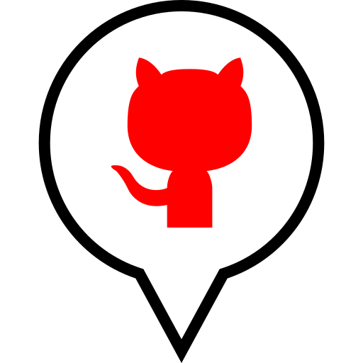 Pin Navigation Pointer Github Logo Icon Free Transparent Png Icon Download (salmon, white, red, black, lavender)