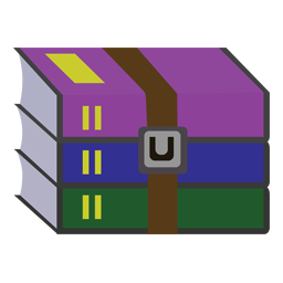 Winrar Free Transparent Png Icon Download (indigo, maroon, black, gray, green)