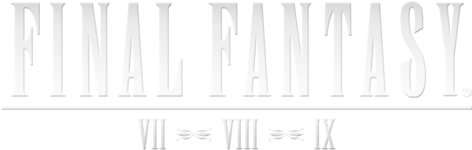 Final Fantasy Ix Logo Png Image (white, gray, lavender, black, silver)