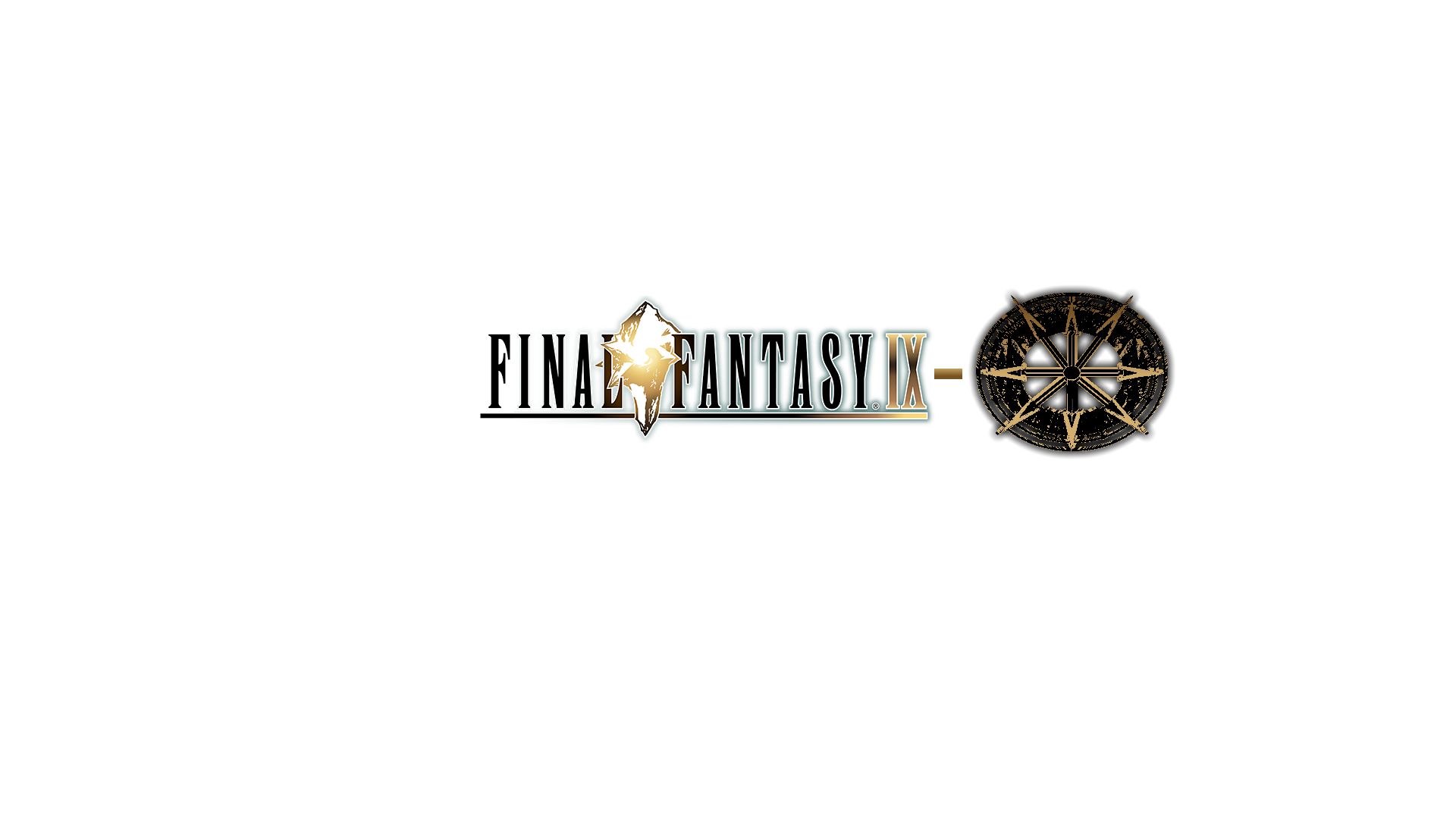 Final Fantasy Ix Logo Png Pic (white, gray, lavender, black, silver)