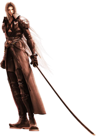 Final Fantasy Sephiroth Png Clipart (black)