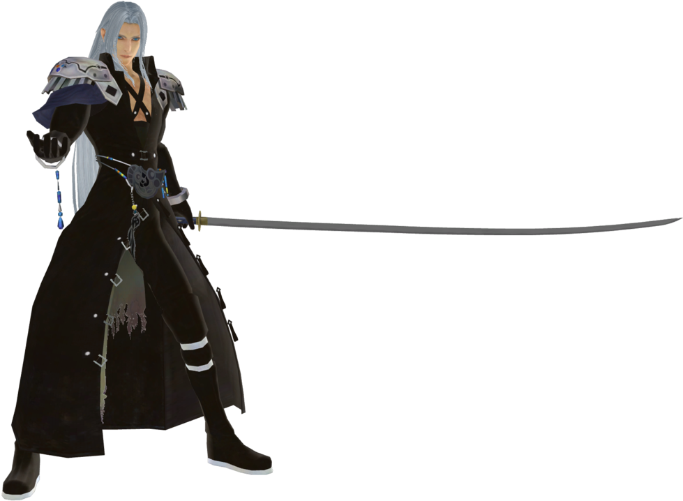 Final Fantasy Sephiroth Png Image (black)