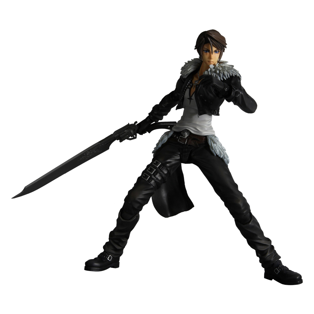 Final Fantasy Squall Leonhart Transparent Png (black)