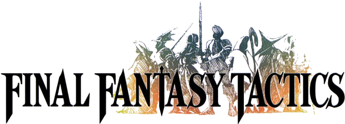 Final Fantasy Tactics Logo Png Transparent (black)