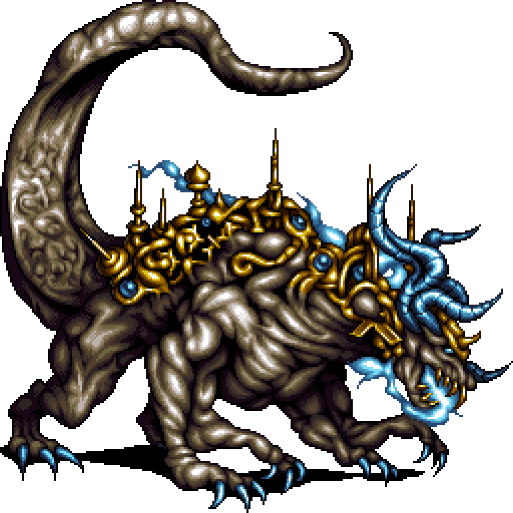 Final Fantasy Vi Transparent Png (black, purplish red)