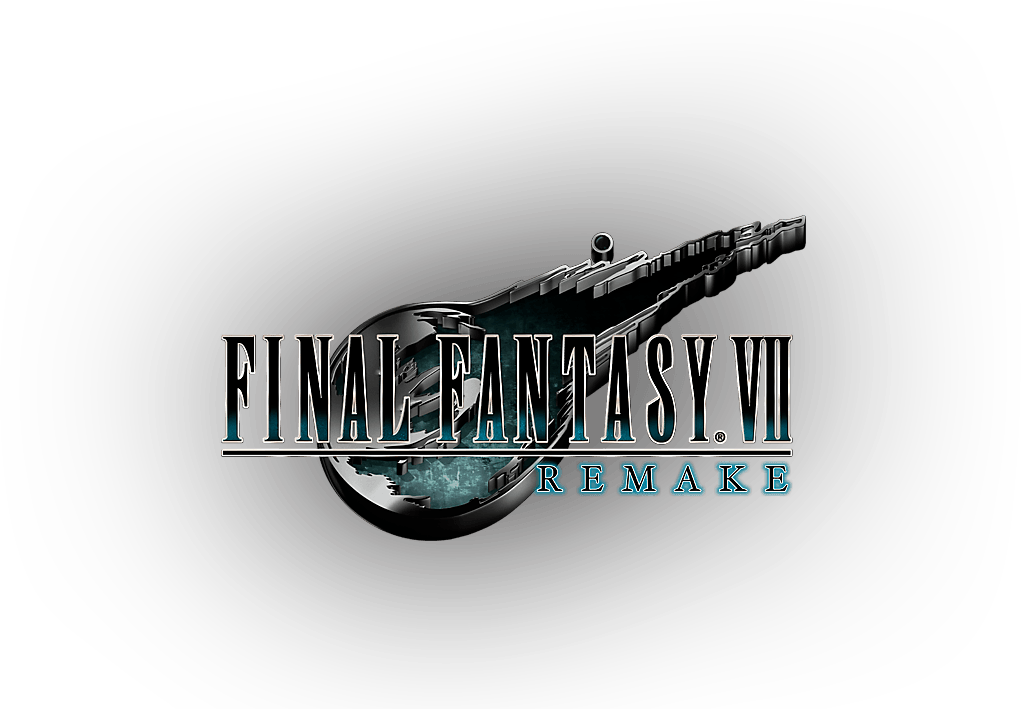 Final Fantasy Vii Logo Png Isolated Picture (black, gray)