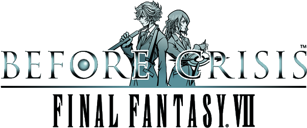 Final Fantasy Vii Logo Png Isolated Transparent (black)