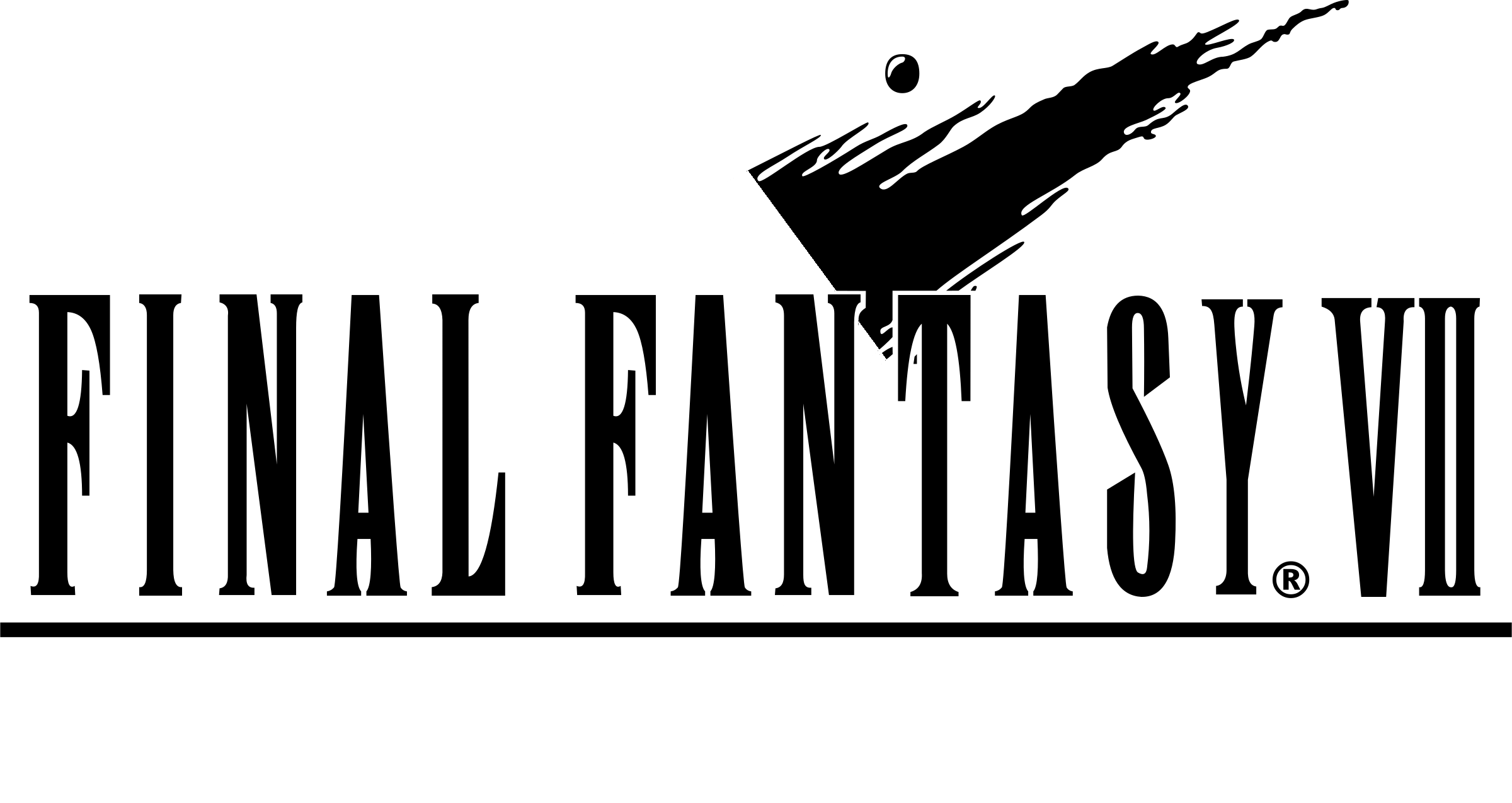 Final Fantasy Vii Logo Png Photos (white, indigo, gray, black, silver)