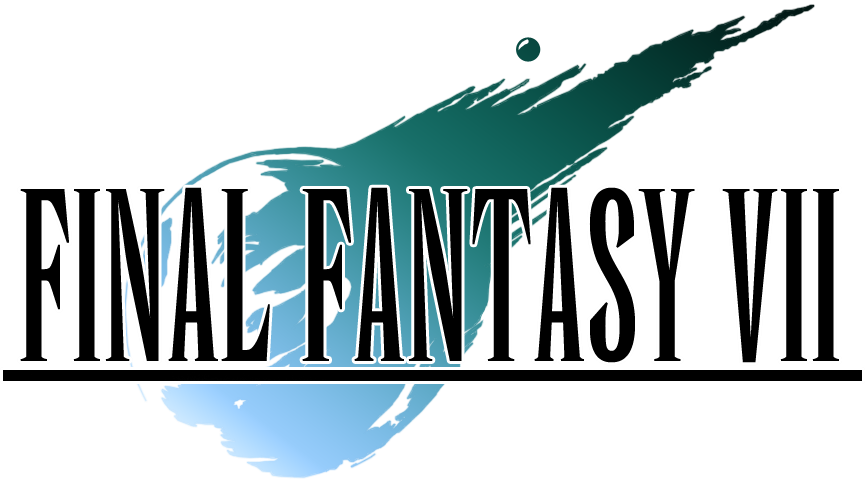 Final Fantasy Vii Logo Png Pic (indigo, black, gray)