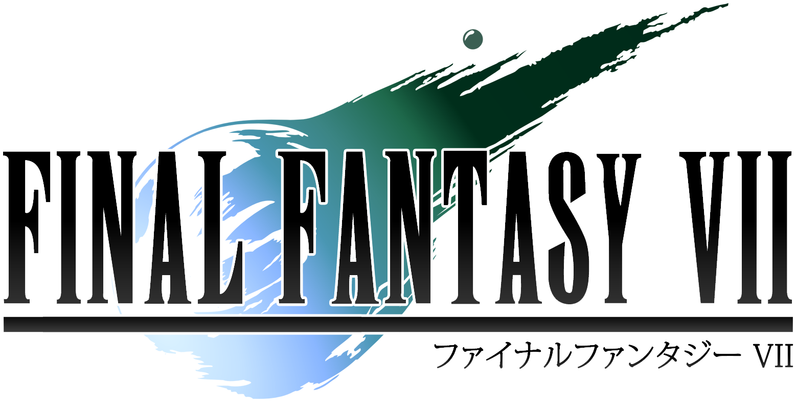 Final Fantasy Vii Logo Png Transparent Picture (indigo, black, white)