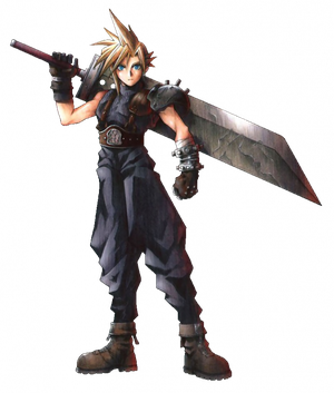 Final Fantasy Vii Png Hd (black)