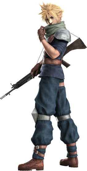 Final Fantasy Vii Png Image (teal, black)