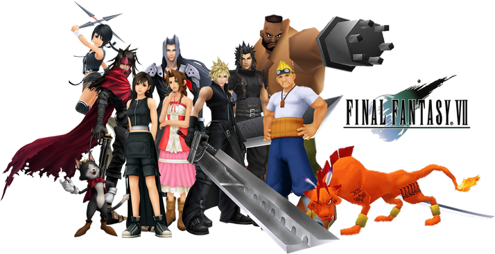 Final Fantasy Vii Png Photo (indigo, black)