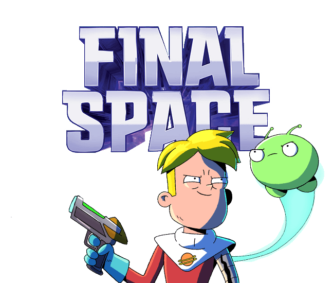 Final Space Png Isolated File (white, mint, lavender, black, pink)