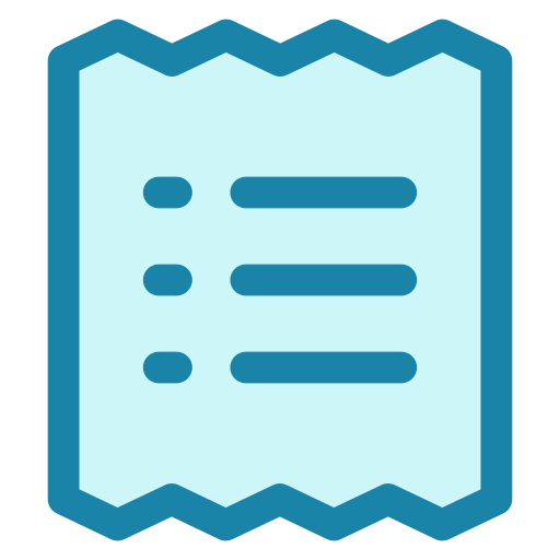 Finance Money Business Payment Receipt Invoice Bill Icon Free Transparent Png Icon Download (teal, lavender, black, mint)