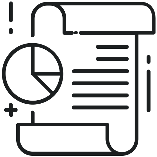 Finance Report Graph Analysis Graph Report Sale Report Stock Report Free Png Icon Download (black)