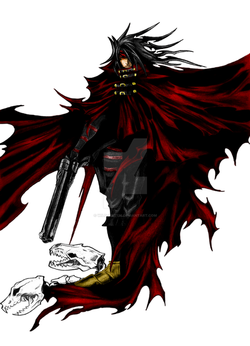 Vincent Valentine Png Background Image (black)